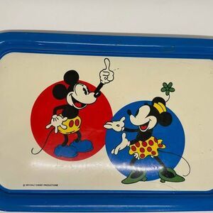 Vintage Mickey and Minnie tray